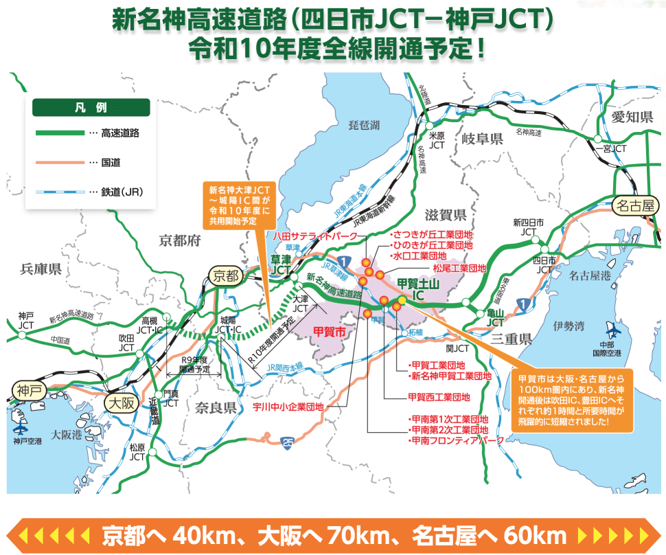 良好なアクセス